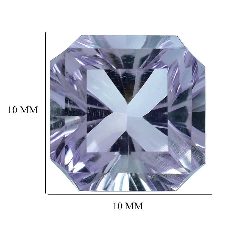 PINK AMETHYST ASCHER CONCAVE CUT SQUARE-OCTAGON (DES#139) (LITE) 10MM 4.17 Cts.