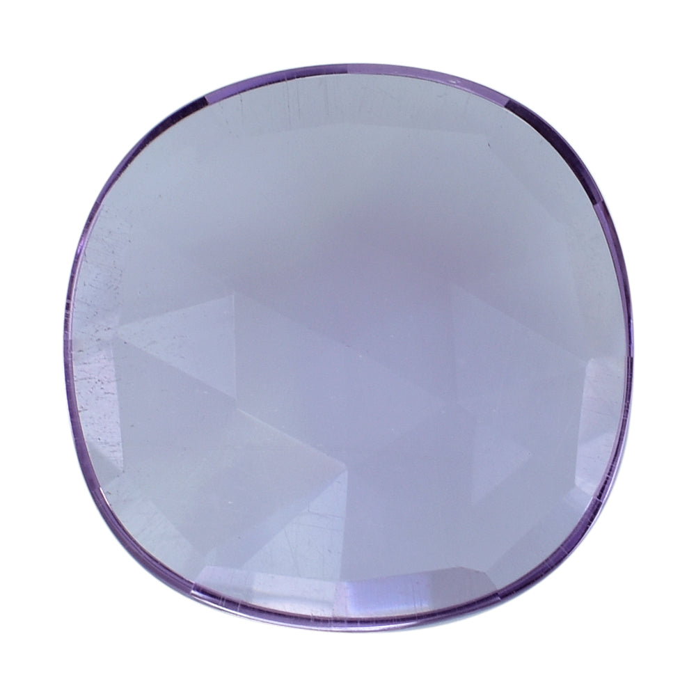 PINK AMETHYST ROSE CUT CUSHION CAB (LITE) 17MM 7.92 Cts.