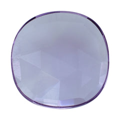 PINK AMETHYST ROSE CUT CUSHION CAB (LITE) 17MM 7.92 Cts.