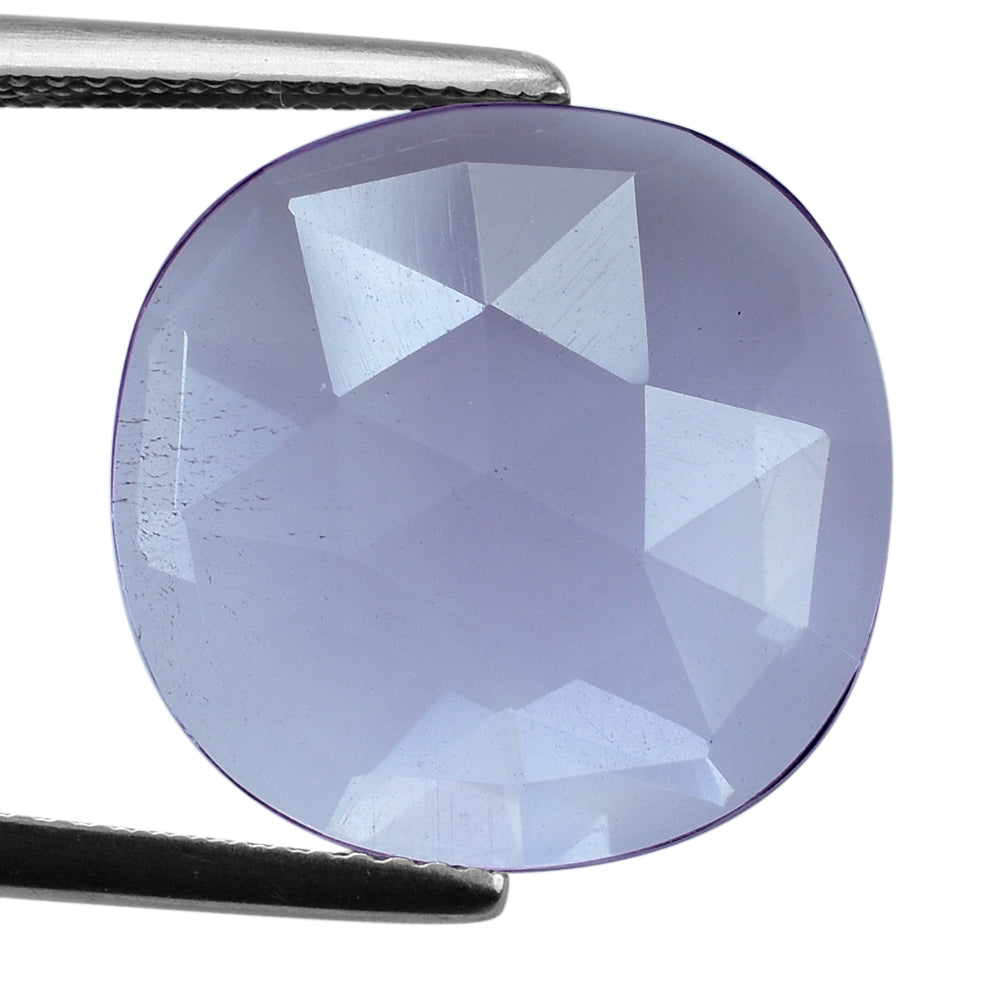 PINK AMETHYST ROSE CUT CUSHION CAB (LITE) 17MM 7.92 Cts.
