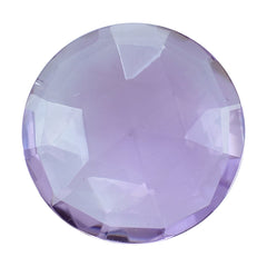 PINK AMETHYST ROSE CUT BRIOLETTE ROUNDISH 15MM 6.35 Cts.