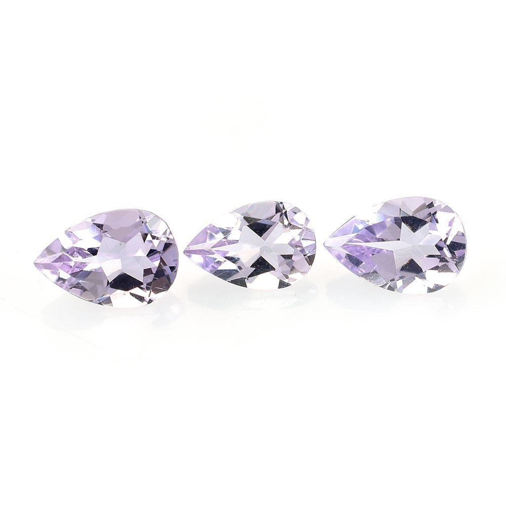 PINK AMETHYST CUT PEAR (A/CLEAN) 6.50X4.50 MM 0.45 CTS