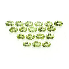 PERIDOT BUFFTOP OVAL (CLEAN) 3X2MM 0.06 Cts.