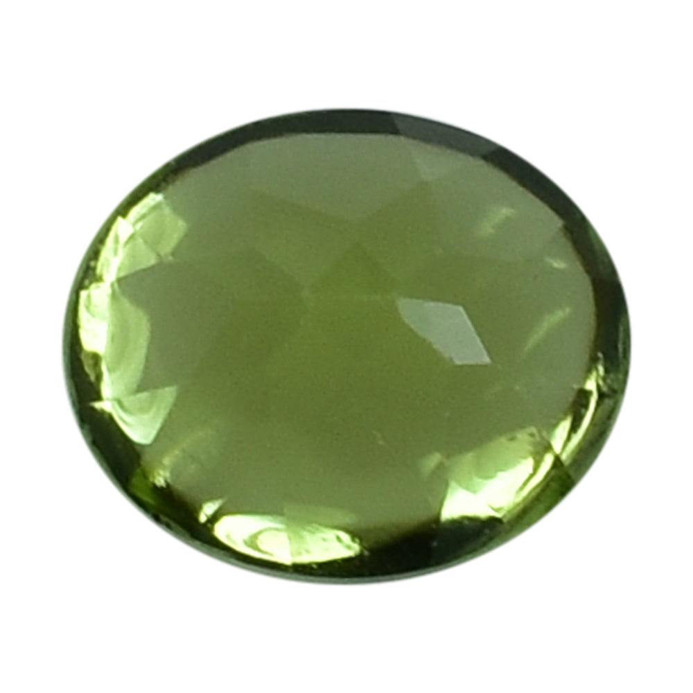 PERIDOT BUFFTOP OVAL (CLEAN) 6X5MM 0.66 Cts.