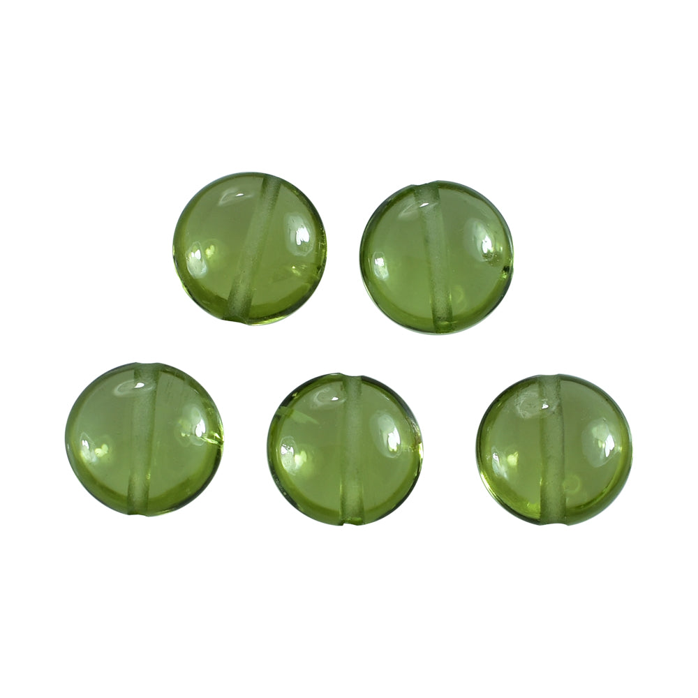 PERIDOT PLAIN BATTI (FULL DRILL) (SI) 6MM 0.93 Cts.