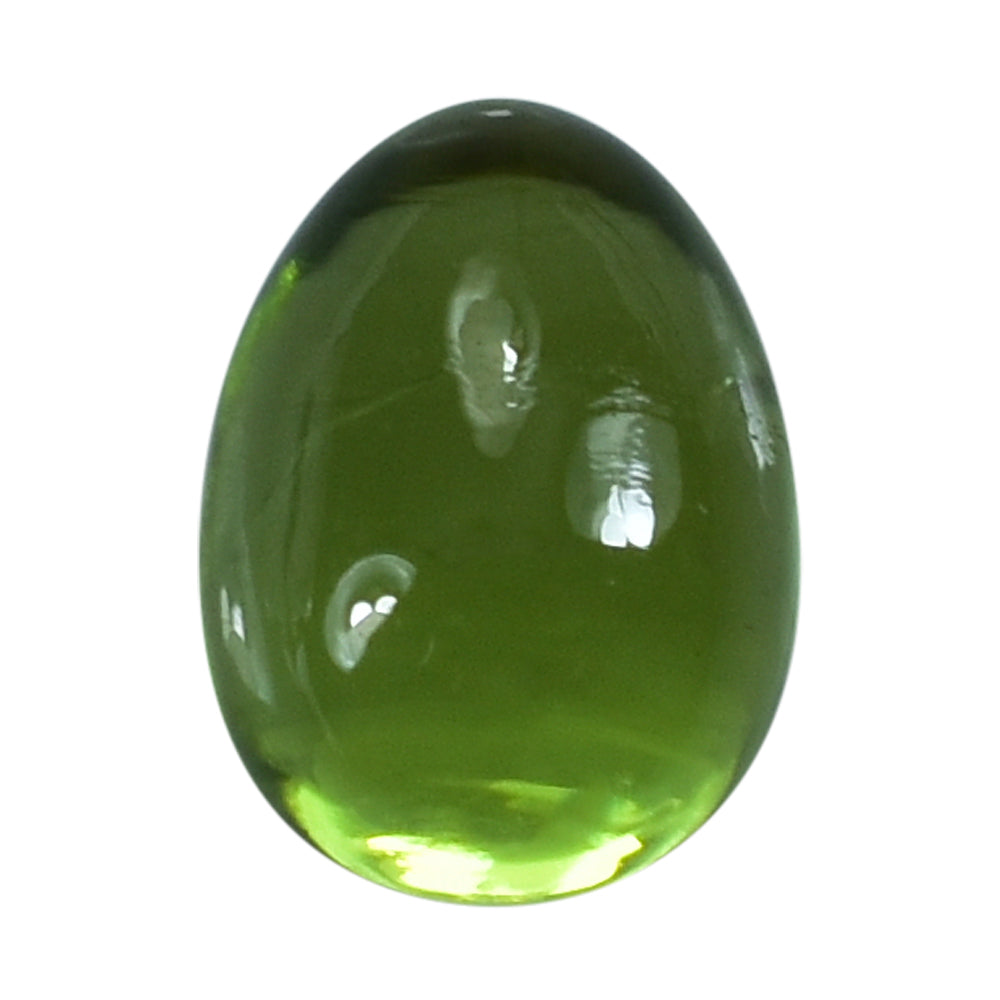 PERIDOT PLAIN EGGS (CLEAN) 9X6.50MM 3.68 Cts.