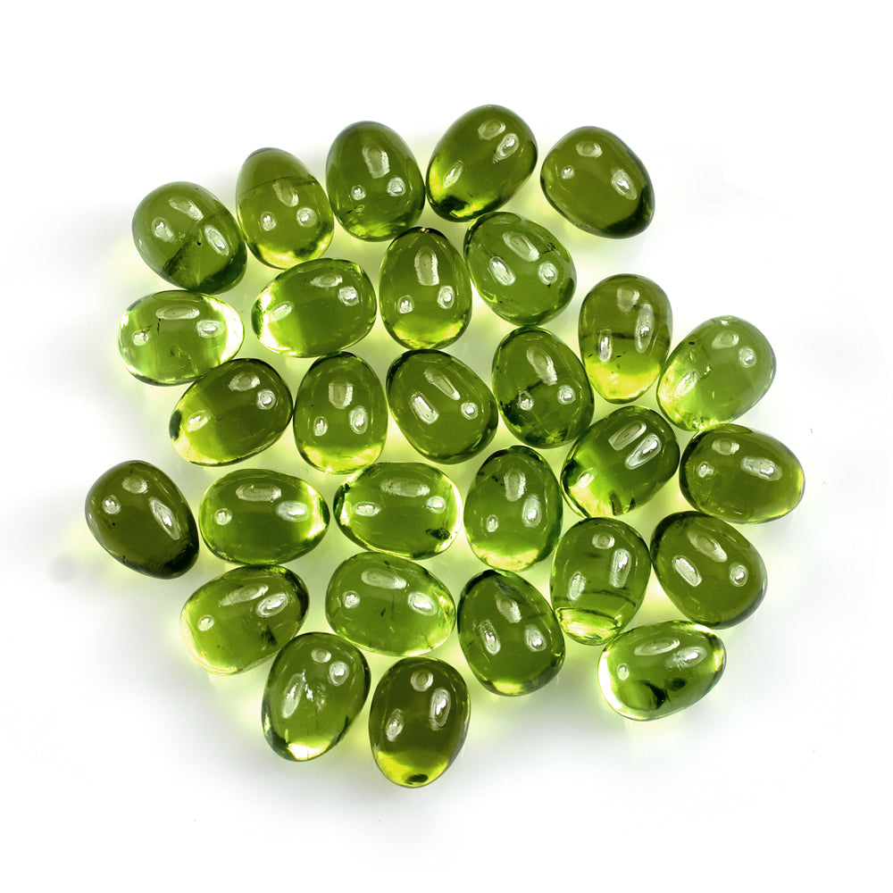 PERIDOT PLAIN EGGS (CLEAN) 9X6.50MM 3.68 Cts.