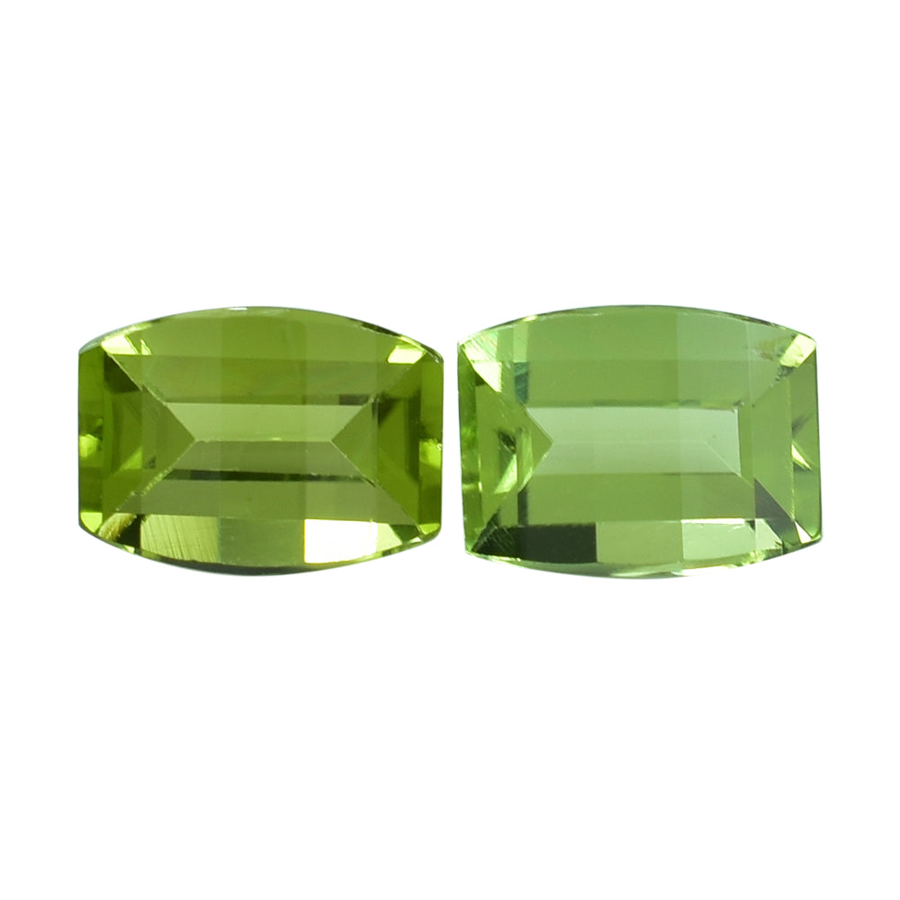 PERIDOT CUT BARREL 8X6MM (VSI) 1.60 Cts.