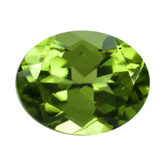 PERIDOT CUT OVAL (SI) 10X8MM 2.43 Cts.