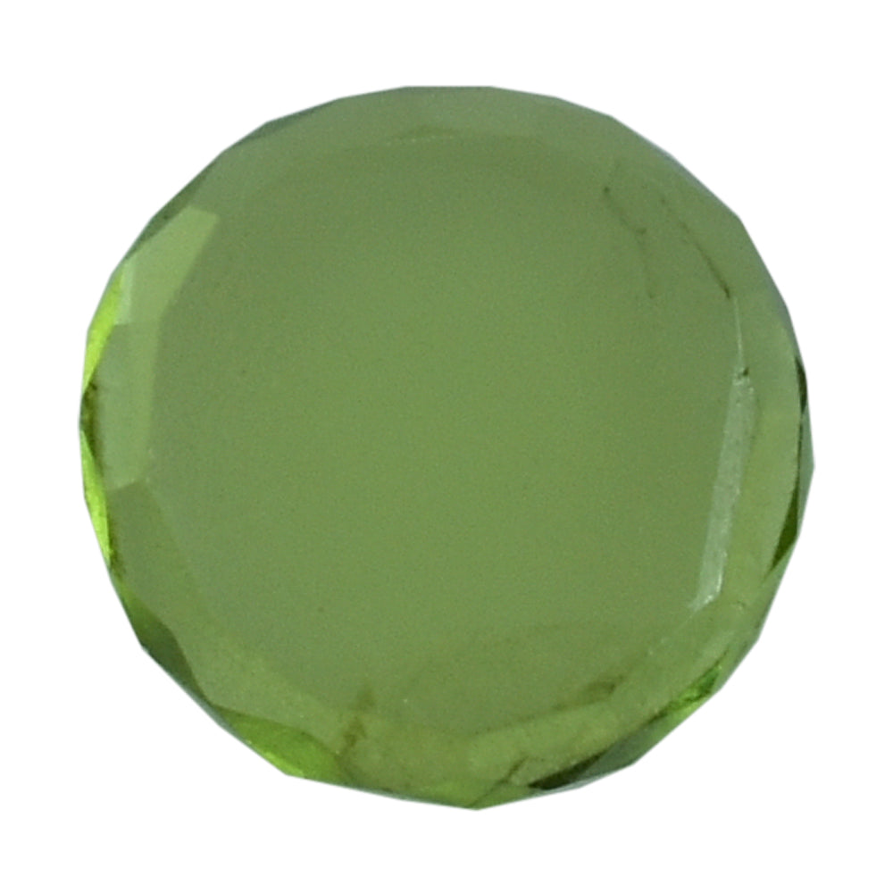 PERIDOT FACETED ROUNDEL PLATES (SI) 8MM 1.67 Cts.