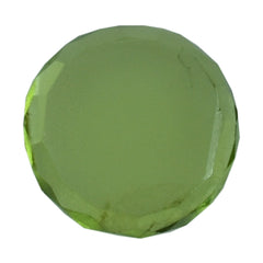 PERIDOT FACETED ROUNDEL PLATES (SI) 8MM 1.67 Cts.