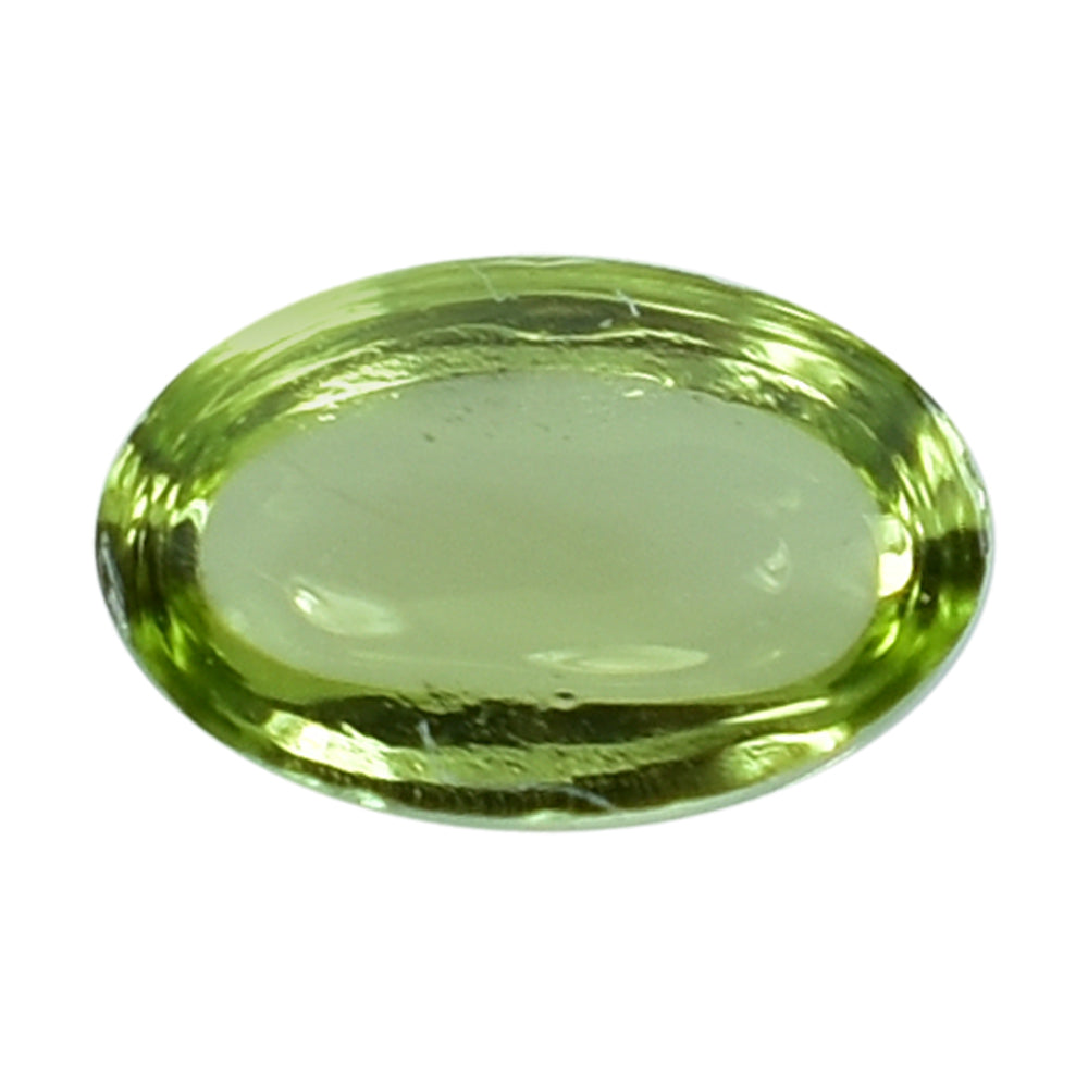 PERIDOT OVAL CAB (CLEAN) 4.50X3MM 0.26 Cts.