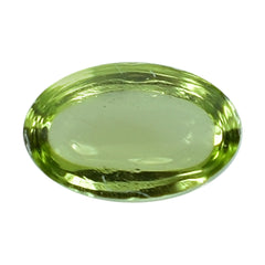 PERIDOT OVAL CAB (CLEAN) 4.50X3MM 0.26 Cts.