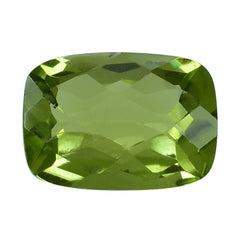 PERIDOT CHECKER CUT CUSHION 7.30X5.30MM 1.15 Cts.