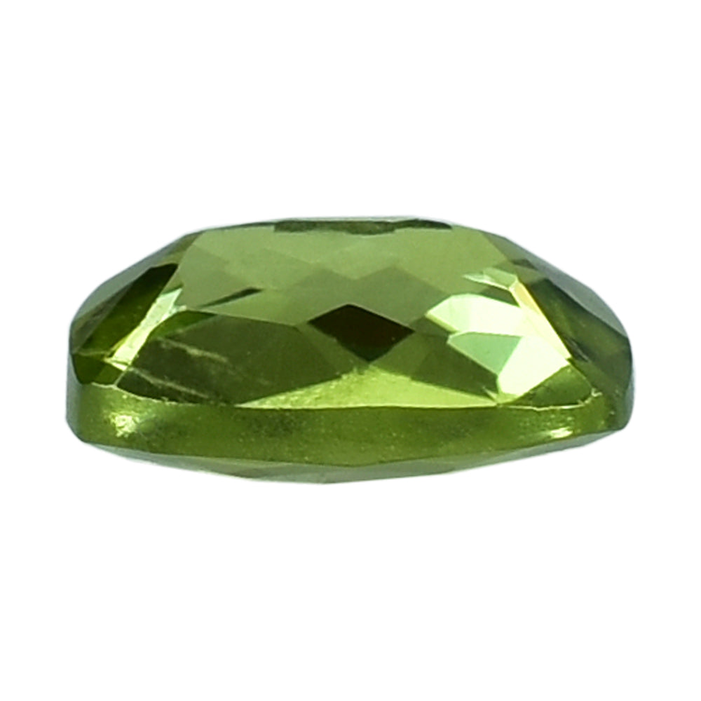 PERIDOT CHECKER CUT CUSHION 7.30X5.30MM 1.15 Cts.