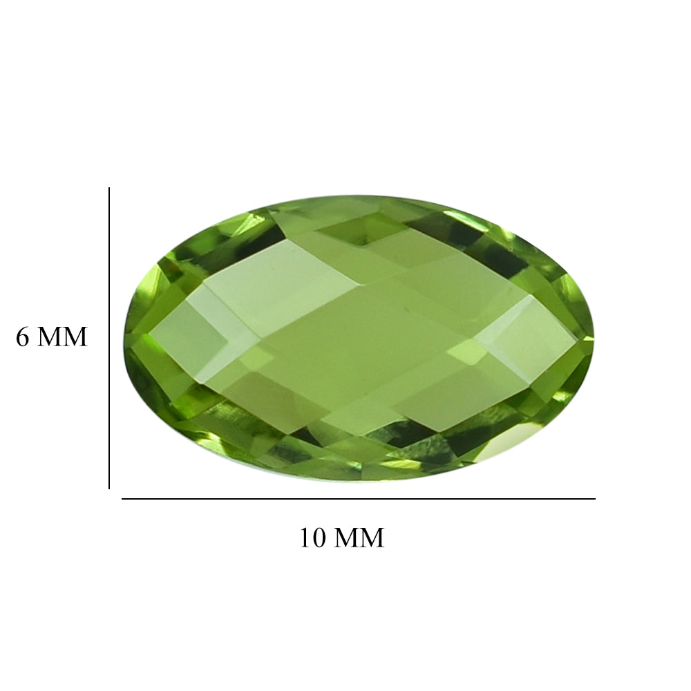 PERIDOT BRIOLETTE OVAL (TOP) 10X6MM 1.90 Cts.