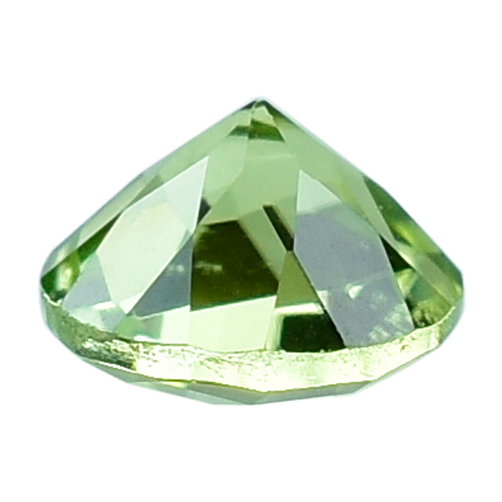 PERIDOT CHECKER CUT (GREEN/CLEAN) ROUND 4.00X4.00 MM 0.27 Cts.