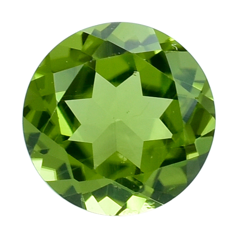 PERIDOT CUT (GREEN/CLEAN) ROUND 6.50X6.50 MM 1.15 Cts.