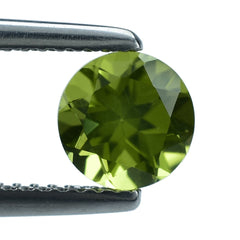 PERIDOT CUT (GREEN/CLEAN) ROUND 6.50X6.50 MM 1.15 Cts.