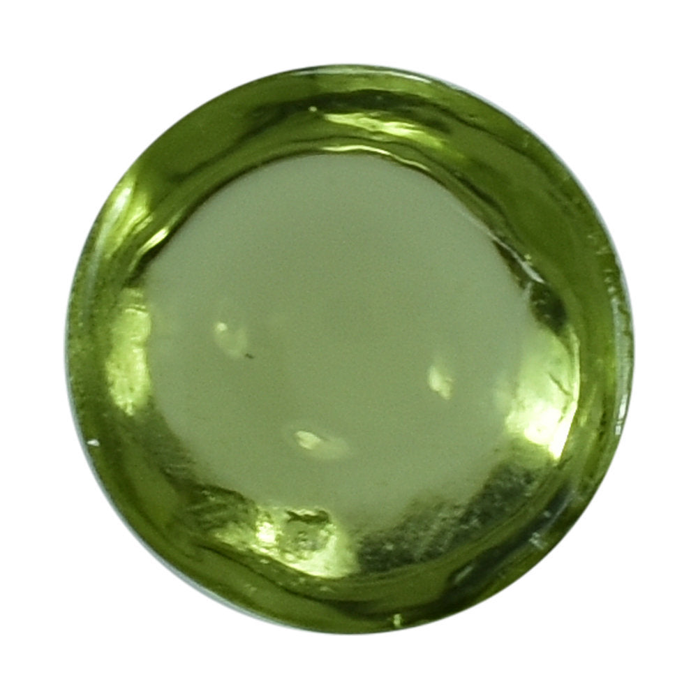 PERIDOT PLAIN CAB (GREEN/CLEAN) ROUND 5.00X5.00 MM 0.63 Cts.