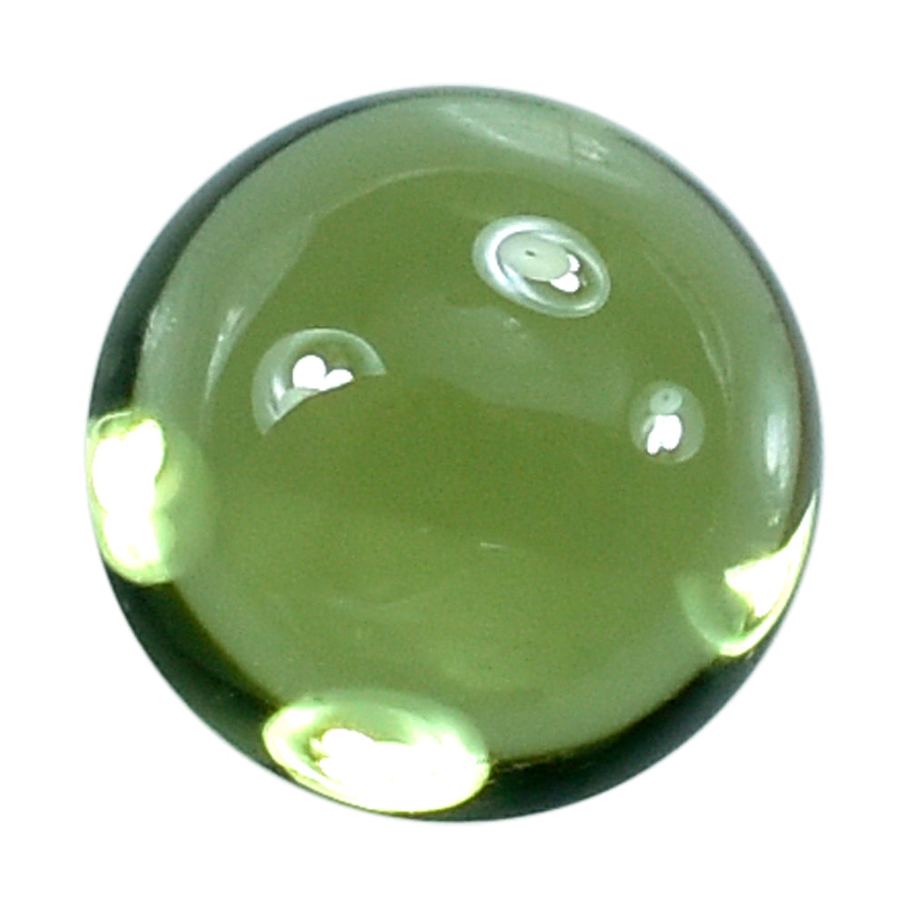 PERIDOT PLAIN CAB (GREEN/CLEAN) ROUND 4.00X4.00 MM 0.32 Cts.