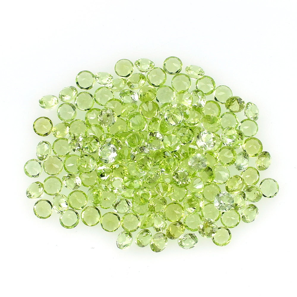 PERIDOT CUT (GREEN/CLEAN) ROUND 2.50X2.50 MM 0.08 Cts.