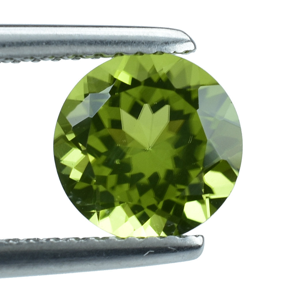 PERIDOT CUT (GREEN/CLEAN) ROUND 8.00X8.00 MM 1.97 Cts.