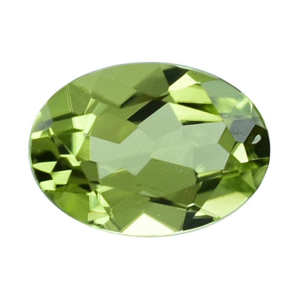 PERIDOT CUT (GREEN/CLEAN) OVAL 7.00X5.00 MM 0.76 Cts.