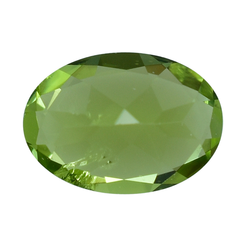 PERIDOT CUT OVAL (GREEN COLOR\SI) 7.00X5.00 MM 0.75 Cts.