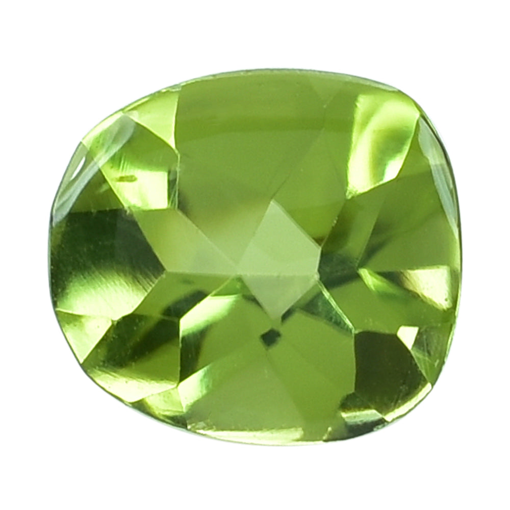 PERIDOT BUFFTOP IRREGULAR CUSHION (TOP) 6.50X6MM 0.87 Cts.