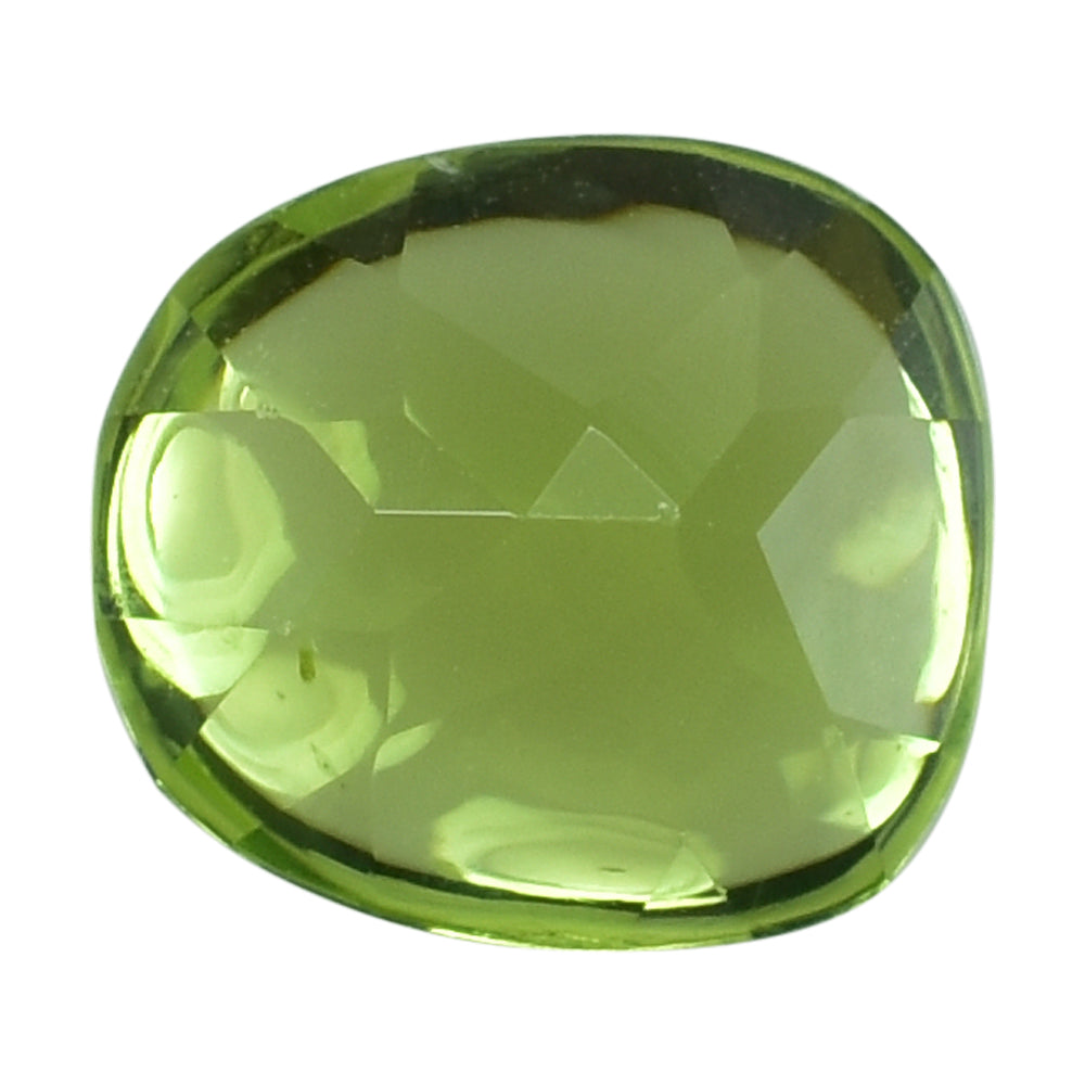 PERIDOT BUFFTOP IRREGULAR CUSHION (TOP) 6.50X6MM 0.87 Cts.