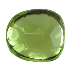 PERIDOT BUFFTOP IRREGULAR CUSHION (TOP) 6.50X6MM 0.87 Cts.