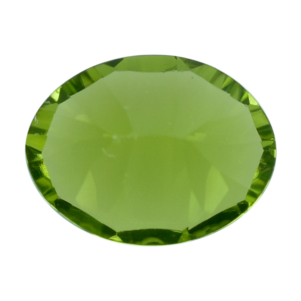 PERIDOT CONCAVE CUT (GREEN/CLEAN) OVAL 8.00X6.00 MM 1.30 Cts.