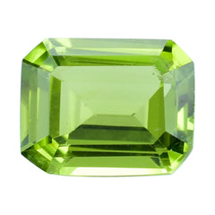 PERIDOT STEP CUT OCTOGON (GREEN COLOR\CLEAN) 10.00X8.00 MM 3.16 Cts.