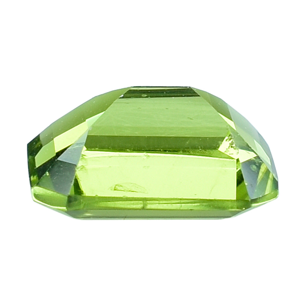 PERIDOT STEP CUT OCTOGON (GREEN COLOR\CLEAN) 10.00X8.00 MM 3.16 Cts.