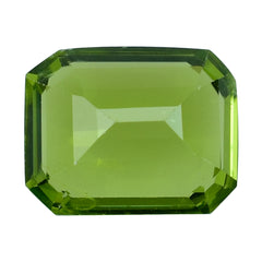 PERIDOT STEP CUT OCTOGON (GREEN COLOR\CLEAN) 10.00X8.00 MM 3.16 Cts.
