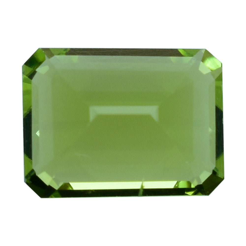PERIDOT STEP CUT OCTOGON (GREEN COLOR\CLEAN) 8.00X6.00 MM 1.55 Cts.
