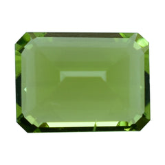 PERIDOT STEP CUT OCTOGON (GREEN COLOR\CLEAN) 8.00X6.00 MM 1.55 Cts.