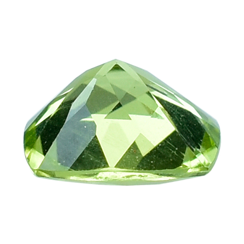 PERIDOT CUT (GREEN/CLEAN) CUSHION 5.00X5.00 MM 0.58 Cts.