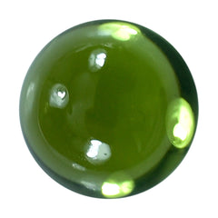 PERIDOT PLAIN CAB (GREEN/CLEAN) ROUND 8.00X8.00 MM 2.63 Cts.