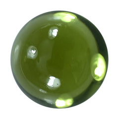 PERIDOT PLAIN CAB (GREEN/CLEAN) ROUND 8.00X8.00 MM 2.63 Cts.