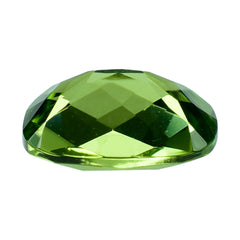 PERIDOT CHECKER CUT (GREEN/CLEAN) CUSHION 9.00X7.00 MM 2.29 Cts.