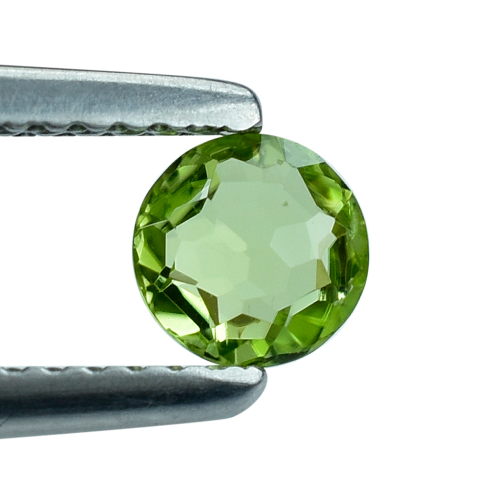 PERIDOT LOLLIPOP (GREEN/CLEAN) ROUND 5.00X5.00 MM 0.54 Cts.