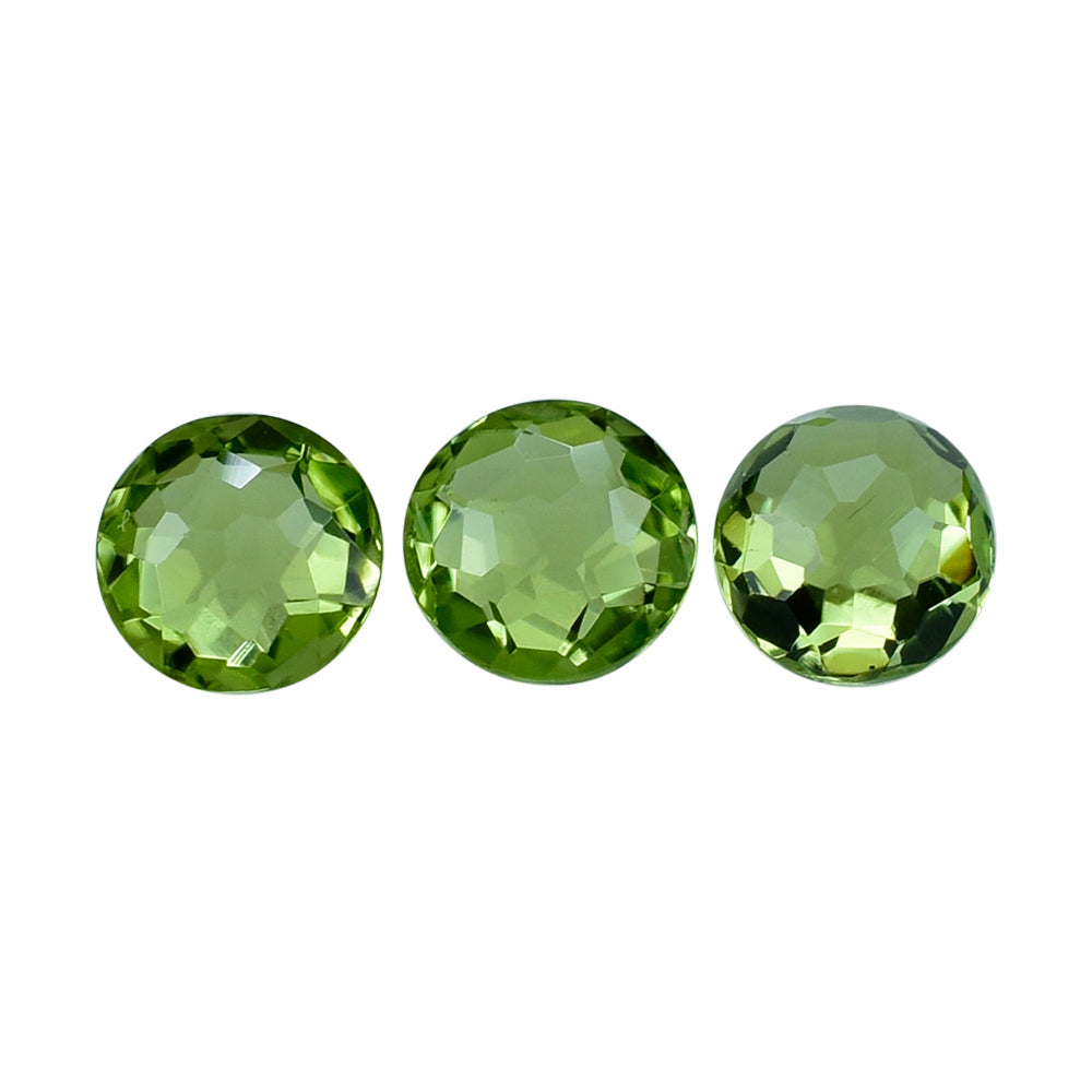PERIDOT LOLLIPOP (GREEN/CLEAN) ROUND 5.00X5.00 MM 0.54 Cts.