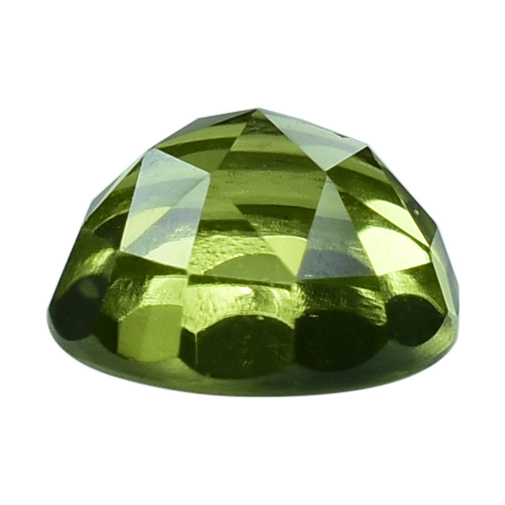 PERIDOT ROSE CUT (GREEN/EYE CLEAN) ROUND 6.00X6.00 MM 0.89 Cts.