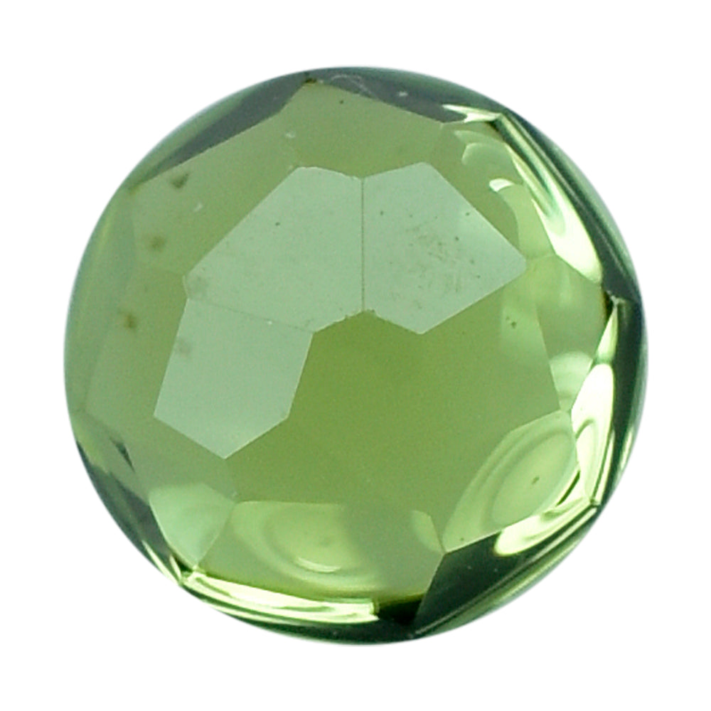 PERIDOT ROSE CUT (GREEN/EYE CLEAN) ROUND 5.00X5.00 MM 0.57 Cts.