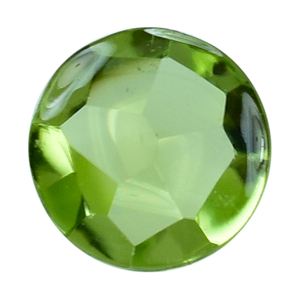 PERIDOT ROSE CUT (GREEN/EYE CLEAN) ROUND 5.00X5.00 MM 0.57 Cts.