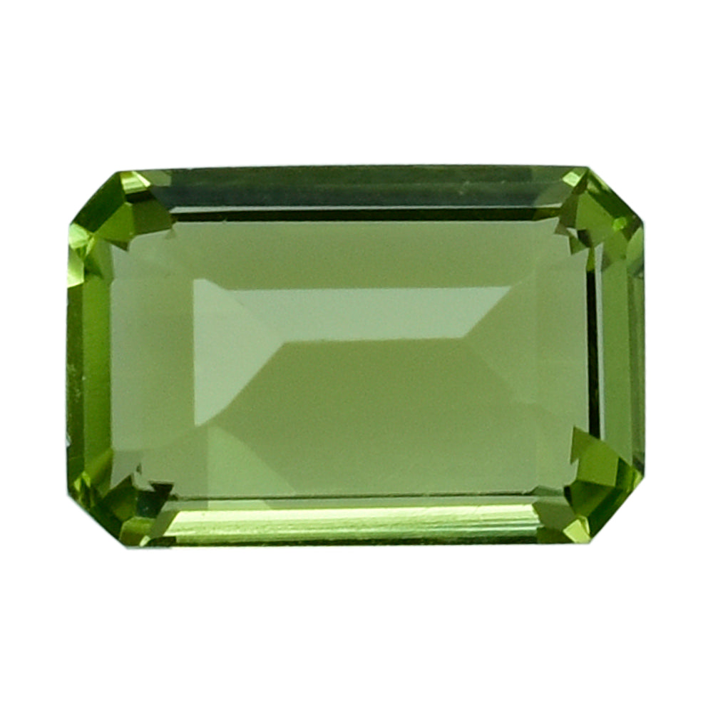 PERIDOT STEP CUT OCTOGON (GREEN COLOR\CLEAN) 6.00X4.00 MM 0.55 Cts.