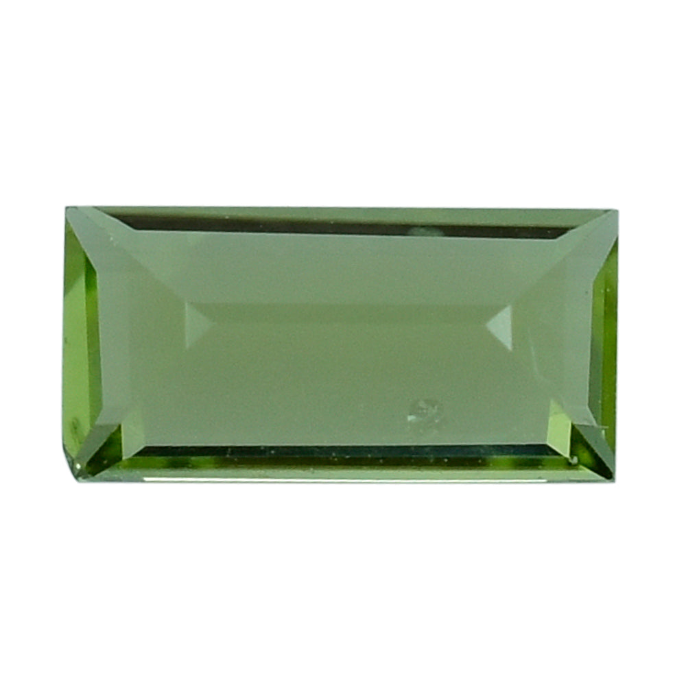 PERIDOT STEP CUT BAGUETTE (GREEN COLOR\CLEAN) 6.00X3.00 MM 0.35 Cts.