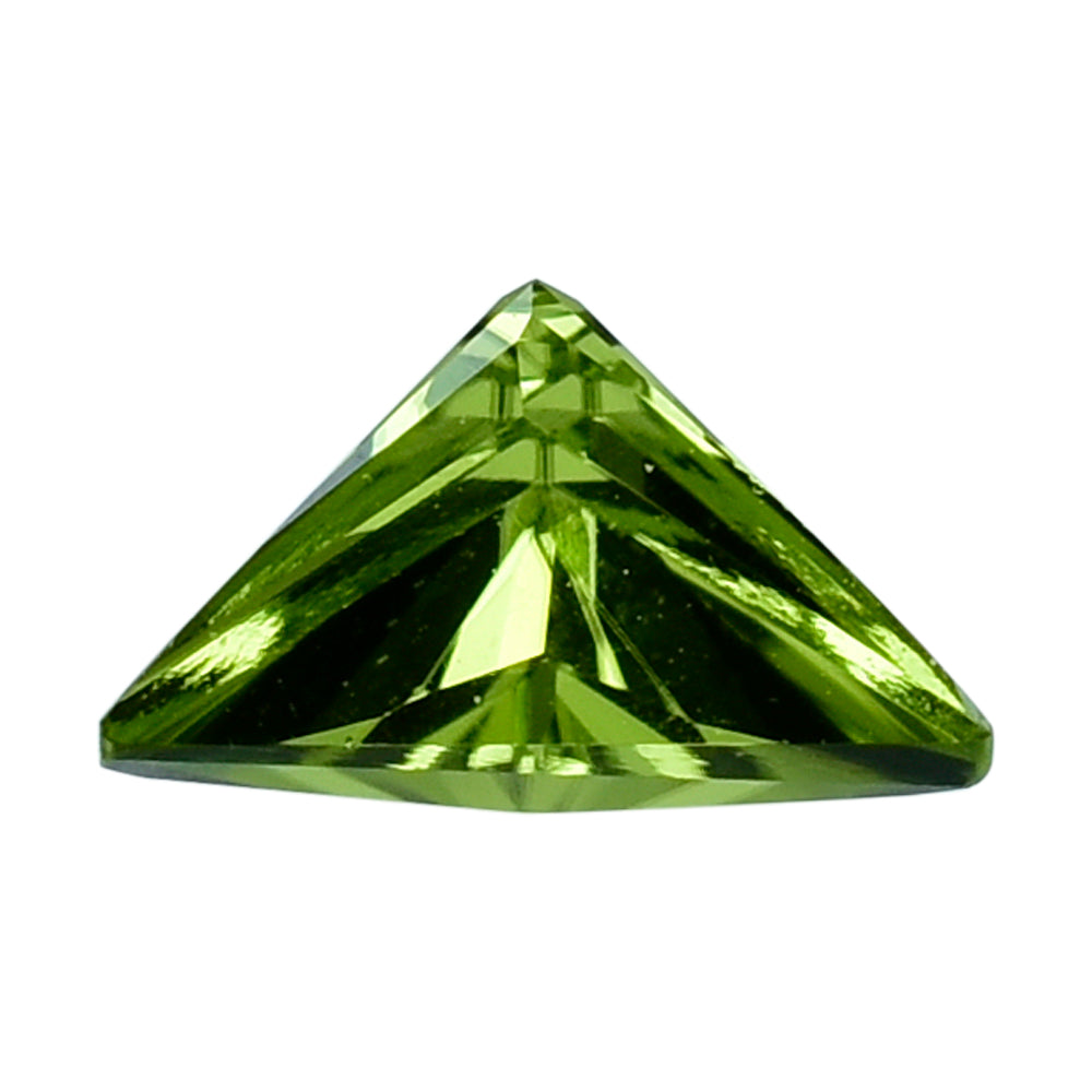 PERIDOT CUT (GREEN/CLEAN) TRIANGLE 6.00X6.00 MM 0.72 Cts.